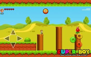 Super Boy Jungle Adventure World Golden Platform截图4