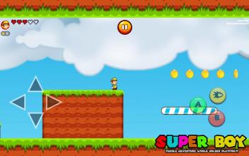 Super Boy Jungle Adventure World Golden Platform截图3