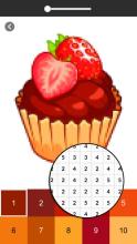 Cupcake Color By Number  Pixel Coloring Book截图5