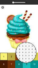 Cupcake Color By Number  Pixel Coloring Book截图3