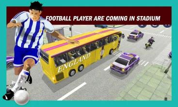 Football Team Transport Bus Driver Duty 2019截图3