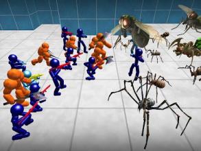 Stickman Spiders Battle Simulator截图1