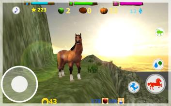 Horse Simulator 3d Animal Game horse adventure截图1