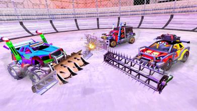 Extreme Car Crash 4Wheels Battle Arena Fight截图4