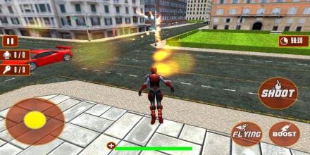 Grand City Simulation Flying SuperHero截图2