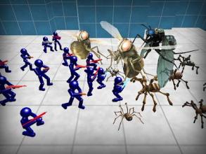 Stickman Spiders Battle Simulator截图3