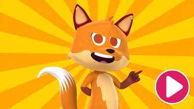 Games for kids of Zoo Animals  The Fox截图1