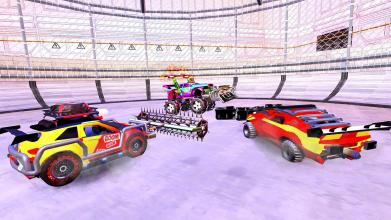 Extreme Car Crash 4Wheels Battle Arena Fight截图3