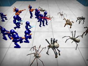 Stickman Spiders Battle Simulator截图4
