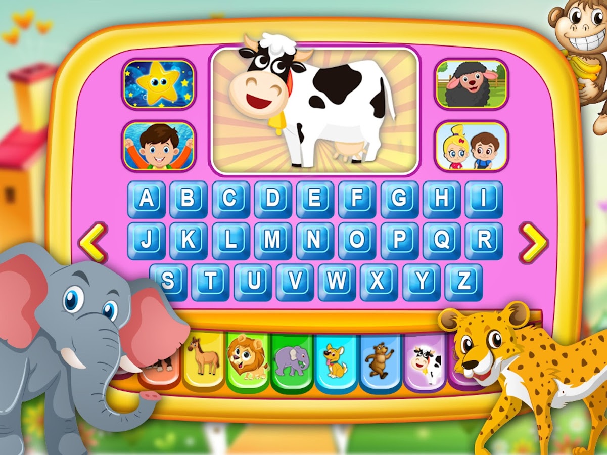 Alphabet Tablet - Piano,Animals,Toy Educational截图4