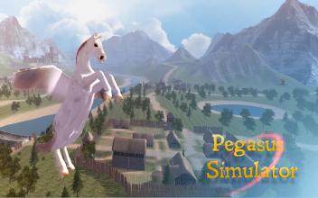 Pegasus Flying Horse Simulator截图4