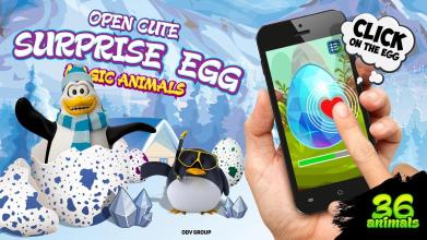 Surprise eggs  open cute magic animals截图2