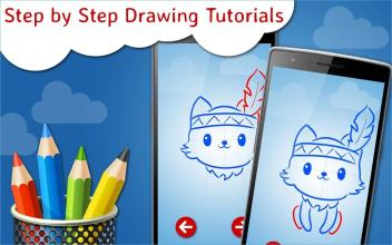 How to Draw Kawaii Step by Step Drawing App截图3