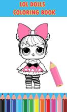 Dolls Surprise Coloring Pages Lol截图2