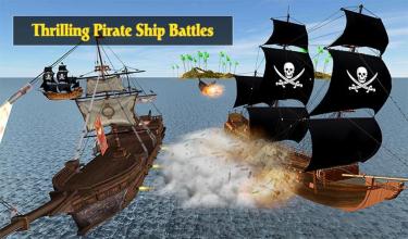 Caribbean Sea Outlaw Pirate Ship Battle 3D截图4