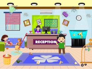 Pretend Play Hotel Cleaning Doll House Fun截图4