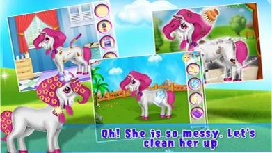 Unicorn Pony Girl Makeup & Girl Dress Makeup截图5