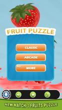 New Match 3 Fruits Puzzle截图4