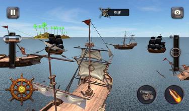 Caribbean Sea Outlaw Pirate Ship Battle 3D截图1