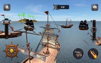 Caribbean Sea Outlaw Pirate Ship Battle 3D截图5