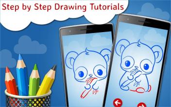 How to Draw Kawaii Step by Step Drawing App截图4