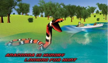 Hungry Anaconda Snake Sim 3D截图1