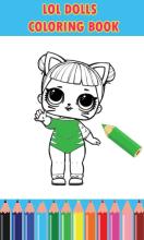 Dolls Surprise Coloring Pages Lol截图3