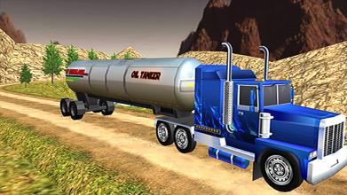 Offroad oil tanker transport cargo truck simulator截图2