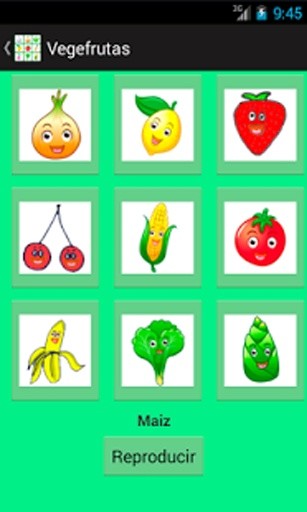 Vegetales y frutas截图2