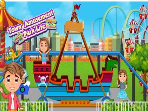 Town Amusement Park Life Fun Pretend Games截图2