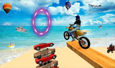 Moto beach bike game截图4