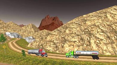 Offroad oil tanker transport cargo truck simulator截图1