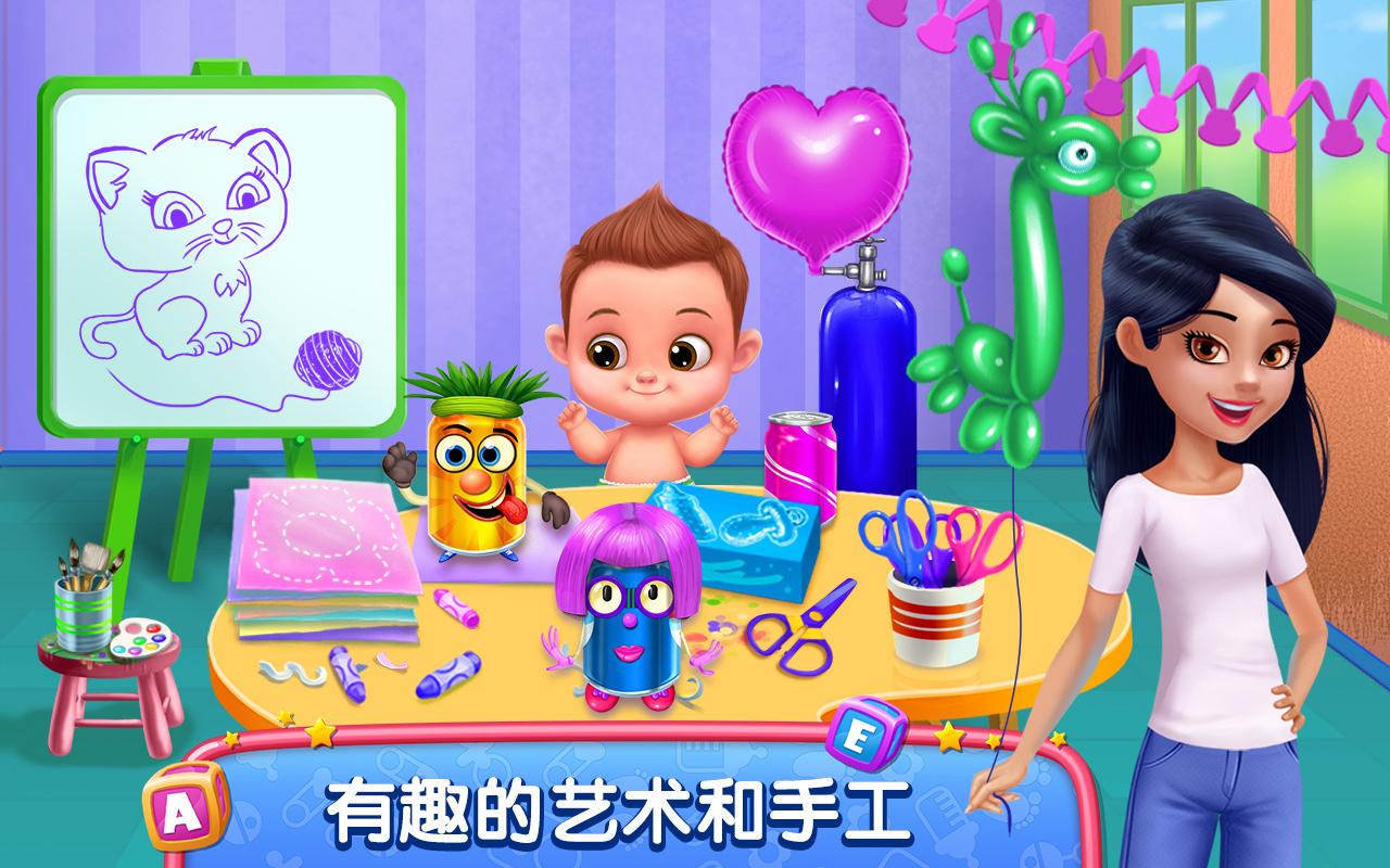 Babysitter First Day Mania - Baby Care Crazy Time截图3