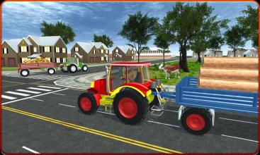 Tractor Farming & Tractor Trolley Cargo Driver 3D截图4