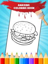 Food Coloring Book  Kids Game截图4