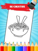 Food Coloring Book  Kids Game截图3