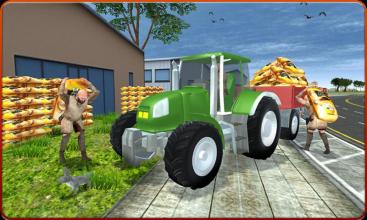 Tractor Farming & Tractor Trolley Cargo Driver 3D截图5