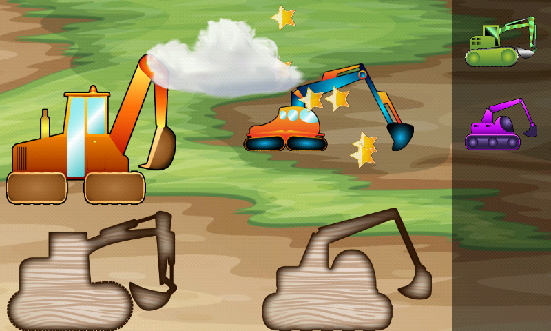 挖掘机和卡车为幼儿 游戏 ...截图1