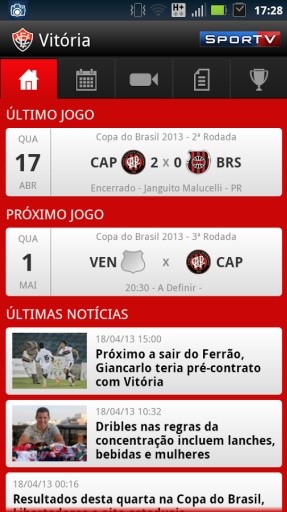 Vitória SporTV截图5