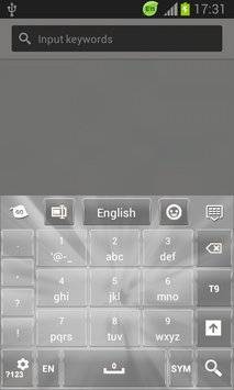 GO Keyboard Silver截图7