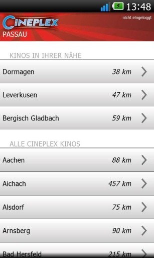 CINEPLEX Kinoprogramm截图1