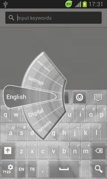 GO Keyboard Silver截图2