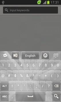 GO Keyboard Silver截图5