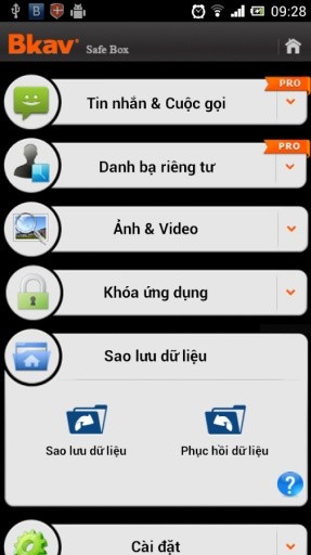 Bkav Safe Box截图5