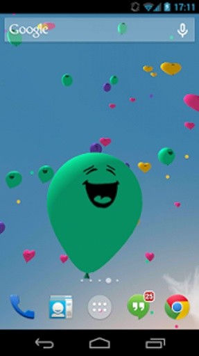 Balloons 3D live wallpaper截图6