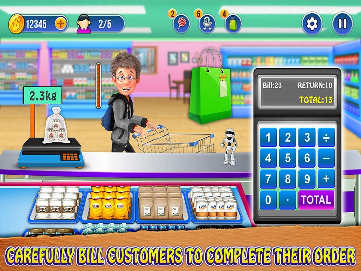 Virtual Supermarket Cashier: Cash Register Manager截图5