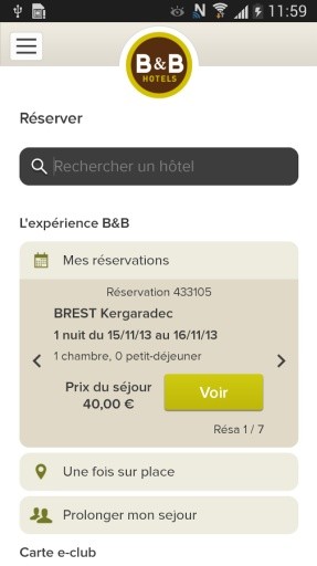 B&amp;B H&ocirc;tels截图8