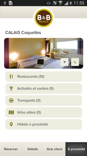 B&amp;B H&ocirc;tels截图10