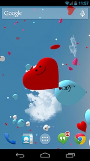 Balloons 3D live wallpaper截图7