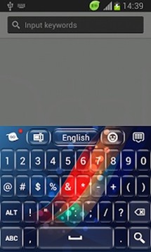 键盘的Xperia Z1紧凑型截图